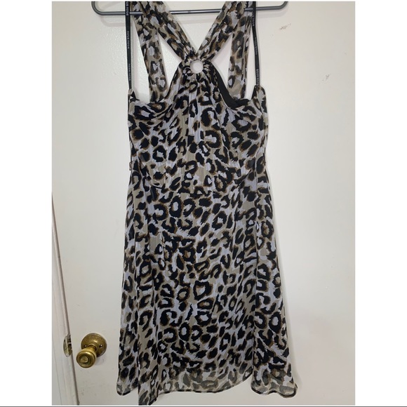 Bisou Bisou Leopard print dress - Picture 1 of 5